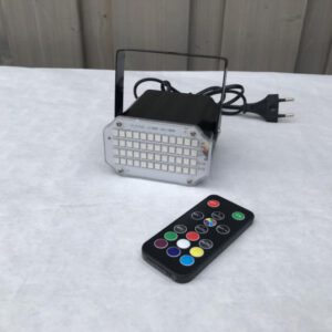 RGB Mini Stroboskop mit Fernbedienung