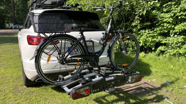 EUFAB Premium 3 Fahrradträger für die Montage auf der Anhängerkupplung