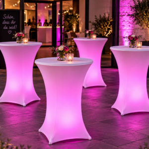 Stehtisch mit Led
