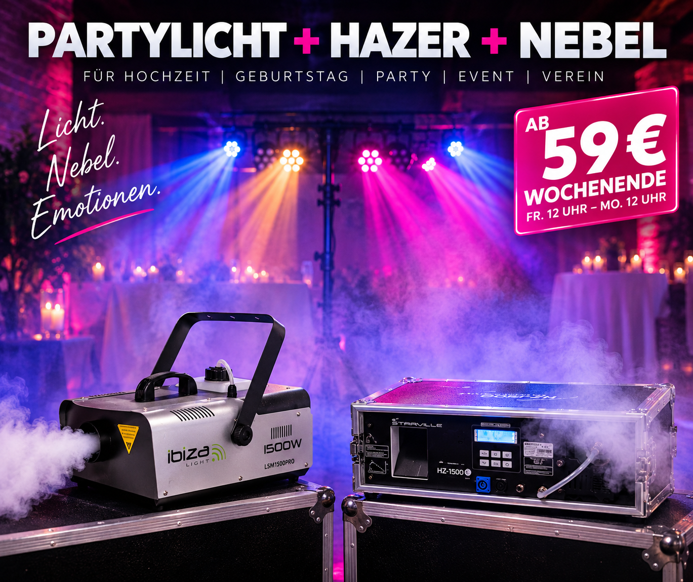 Stairville HZ-1500 Pro Hazer